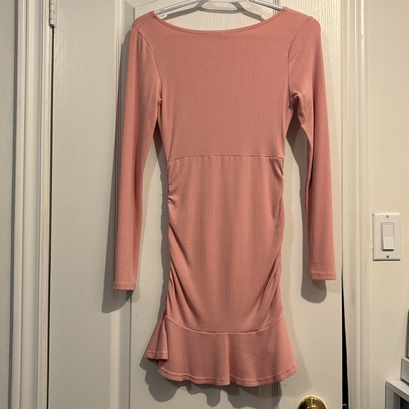 Pink Mermaid hem dress - Picture 2 of 3